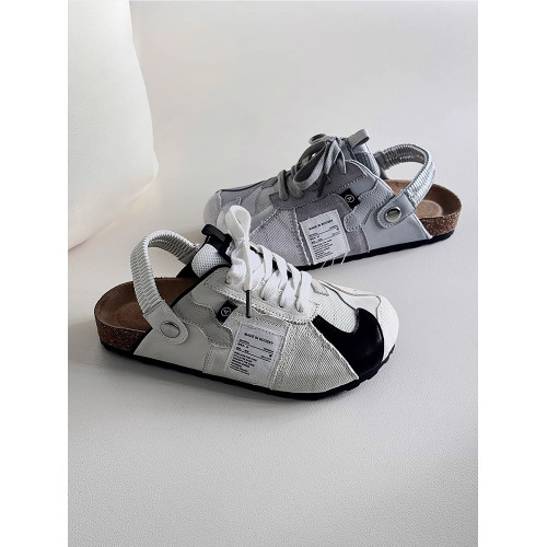 序佳兩穿平底勃肯鞋女夏外穿2025新款芭蕾舞風厚底博肯百搭涼拖鞋 序佳兩穿平底勃肯鞋女夏外穿2025新款芭蕾舞風厚底博肯百搭涼拖鞋