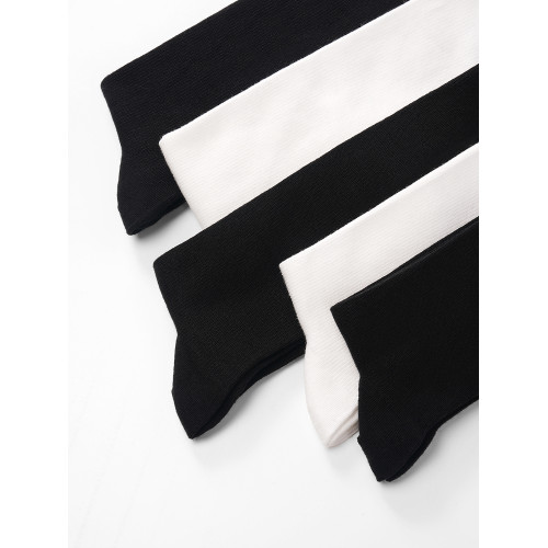 chikoku小腿襪女秋冬白色長襪JK黑色瘦腿壓力襪舒適百搭長筒襪子