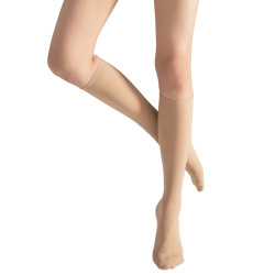 Laseta蘭妲中筒襪壓力襪舒緩小腿襪防水腫腳底按摩天鵞絨春秋襪子