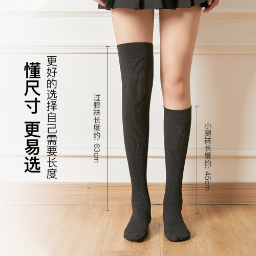 寶娜斯小腿襪秋冬壓力襪jk女長筒襪顯瘦長腿襪日系ins潮過膝襪