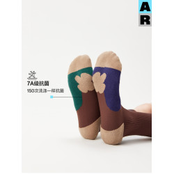 AR壓力小腿襪專業運動加壓小腿襪壓縮襪騎行跑步跳繩毛圈瘦腿長襪