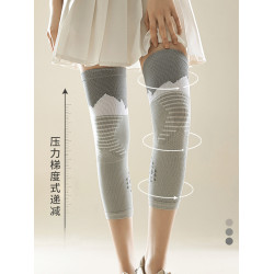 運動壓力襪套女護膝腿套專業健身跑步跳繩騎行中筒襪過膝彈力襪男