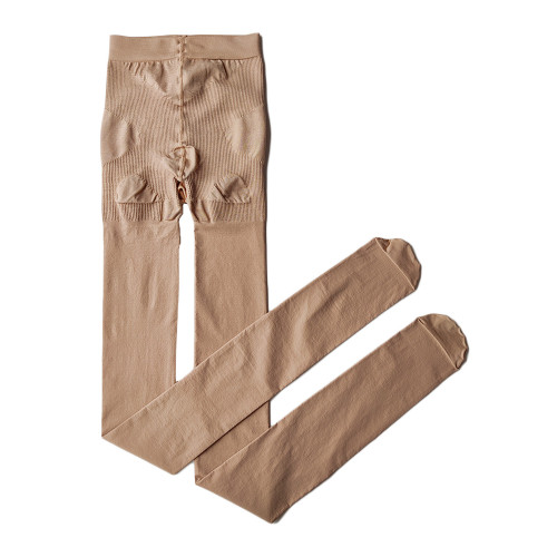 顯瘦10斤!瘦腿塑形修身不掉襠春秋收腹提臀膚肉色打底連褲壓力襪 顯瘦10斤!瘦腿塑形修身不掉襠春秋收腹提臀膚肉色打底連褲壓力襪