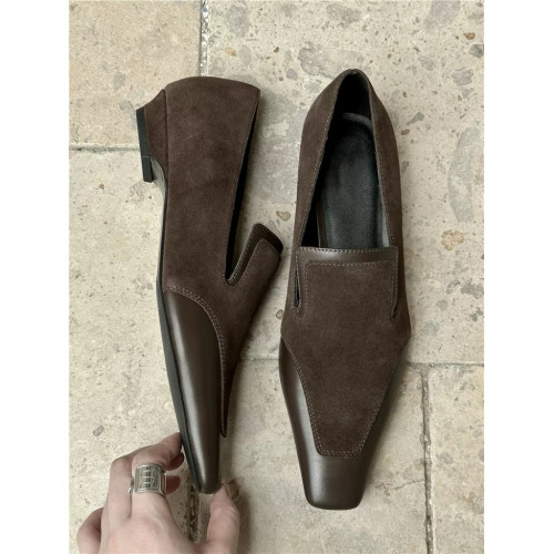 2025年真皮新款小方頭低跟女士穆勒鞋百搭氣質皮鞋瑪麗珍通勤單鞋 2025年真皮新款小方頭低跟女士穆勒鞋百搭氣質皮鞋瑪麗珍通勤單鞋