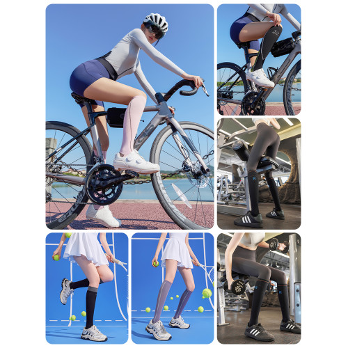 運動專用壓力小腿襪通用新款騎行運動健身強力瘦腿壓力襪跑步女士