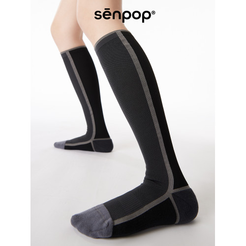 上森灰色壓力小腿襪運動騎行襪女彈力襪登山壓縮襪跑步健身網球襪 上森灰色壓力小腿襪運動騎行襪女彈力襪登山壓縮襪跑步健身網球襪