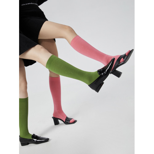 YANGMA 美腿塑形/小腿襪女分段壓力襪子黑色高筒襪簡約透氣長襪 YANGMA 美腿塑形/小腿襪女分段壓力襪子黑色高筒襪簡約透氣長襪