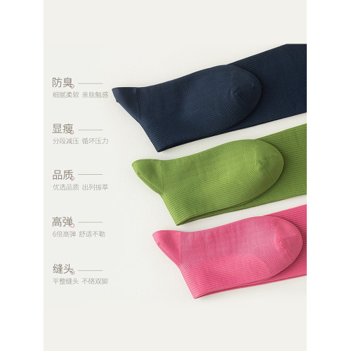 壓力襪子女運動壓縮小腿襪專業跳繩跑步冬季健身長筒襪防滑瑜珈襪 壓力襪子女運動壓縮小腿襪專業跳繩跑步冬季健身長筒襪防滑瑜珈襪