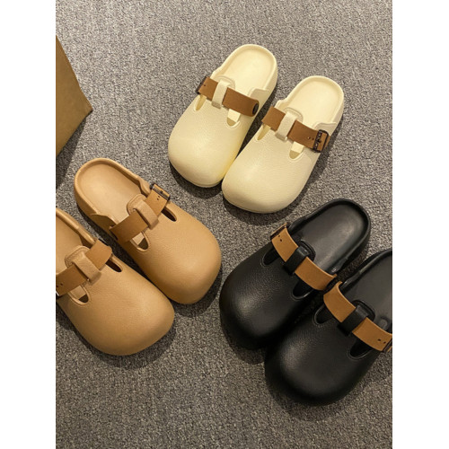 eva踩屎感厚底勃肯鞋女夏季2025新款時尚外穿沙灘防滑包頭涼拖鞋 eva踩屎感厚底勃肯鞋女夏季2025新款時尚外穿沙灘防滑包頭涼拖鞋