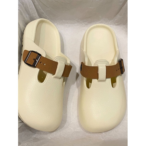 eva踩屎感厚底勃肯鞋女夏季2025新款時尚外穿沙灘防滑包頭涼拖鞋 eva踩屎感厚底勃肯鞋女夏季2025新款時尚外穿沙灘防滑包頭涼拖鞋