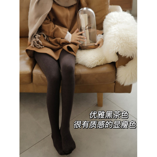 宅小惑丨棉質壓力襪顯瘦腿女秋冬季啞光連褲襪不起球打底襪不掉檔