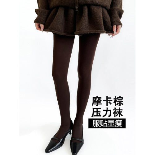 500D秋冬毛圈壓力襪灰色打底褲咖啡色連褲襪顯瘦保暖褲中厚美腿襪 500D秋冬毛圈壓力襪灰色打底褲咖啡色連褲襪顯瘦保暖褲中厚美腿襪