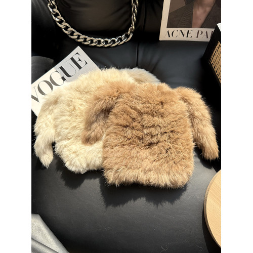 兔毛帽子可愛兔耳朵毛毛帽子保暖防寒帽顯臉小護耳帽包頭帽毛線帽 兔毛帽子可愛兔耳朵毛毛帽子保暖防寒帽顯臉小護耳帽包頭帽毛線帽