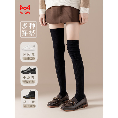 貓人過膝襪子女2025新款冬護膝長襪配靴子長筒襪堆堆靴襪大腿襪 貓人過膝襪子女2025新款冬護膝長襪配靴子長筒襪堆堆靴襪大腿襪