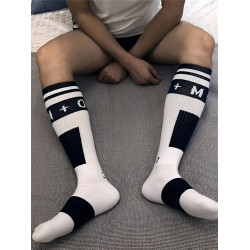 體育生思慕襪子腳控男壓力襪 小腿襪秋冬運動跑步籃球吸汗長筒襪