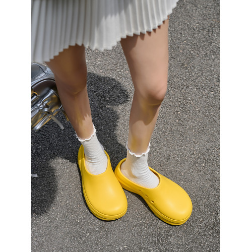 多巴胺包頭廚師鞋女2025夏季新款外穿厚底增高透氣穆勒鞋涼拖鞋潮 多巴胺包頭廚師鞋女2025夏季新款外穿厚底增高透氣穆勒鞋涼拖鞋潮