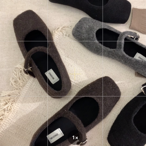 法式加絨瑪麗珍灰色毛毛鞋女外穿2025冬季新款加絨晚晚棉鞋穆勒鞋 法式加絨瑪麗珍灰色毛毛鞋女外穿2025冬季新款加絨晚晚棉鞋穆勒鞋