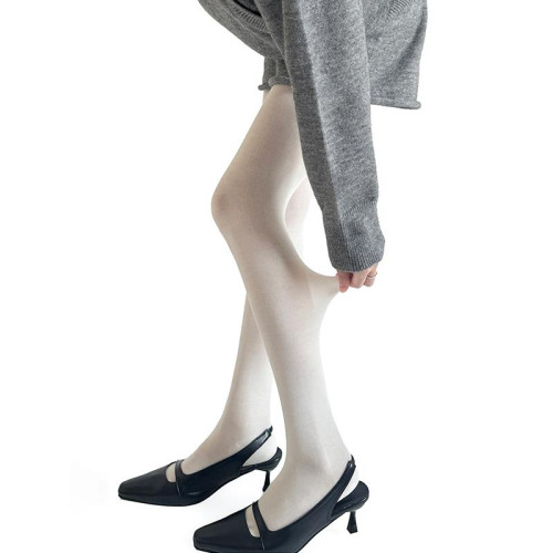 灰色打底褲女秋冬顯瘦外穿黑色壓力襪不掉檔高彈純色平板連褲襪 灰色打底褲女秋冬顯瘦外穿黑色壓力襪不掉檔高彈純色平板連褲襪