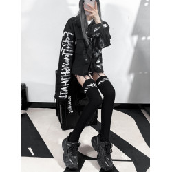 長筒襪過膝襪女秋冬防下滑高筒襪子jk壓力襪純棉黑色長腿襪過膝蓋