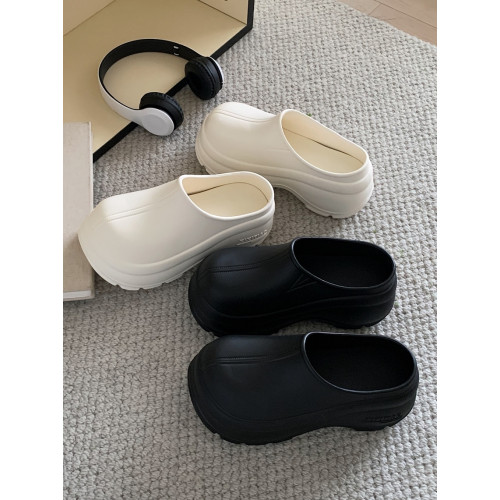 細細條 厚底增高穆勒鞋百搭女士外穿防滑時尚休閒運動風半拖鞋夏 細細條 厚底增高穆勒鞋百搭女士外穿防滑時尚休閒運動風半拖鞋夏