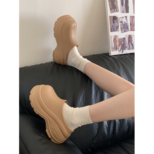 細細條 厚底增高穆勒鞋百搭女士外穿防滑時尚休閒運動風半拖鞋夏 細細條 厚底增高穆勒鞋百搭女士外穿防滑時尚休閒運動風半拖鞋夏