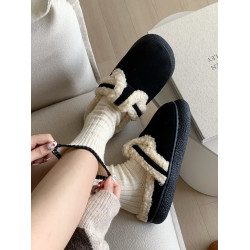 2025新款秋冬季外穿保暖加絨棉拖鞋復古時尚百搭網紅居家勃肯鞋女