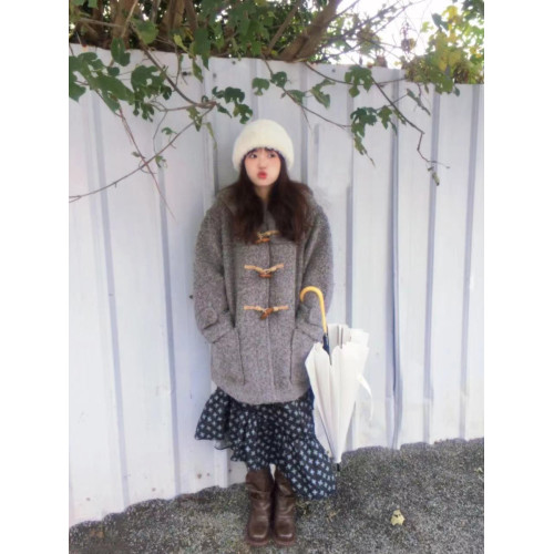 軟糯冬日加絨針織毛毛帽子純白漁夫帽女生冬季大頭圍保暖毛線護耳 軟糯冬日加絨針織毛毛帽子純白漁夫帽女生冬季大頭圍保暖毛線護耳