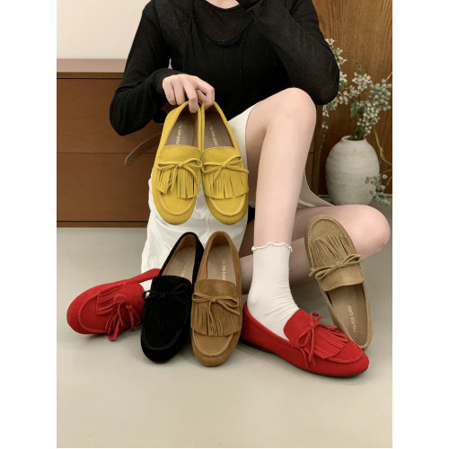 牛皮版!磨砂真皮包頭半拖鞋女外穿懶人一腳蹬休閒平底穆勒豆豆鞋 牛皮版!磨砂真皮包頭半拖鞋女外穿懶人一腳蹬休閒平底穆勒豆豆鞋