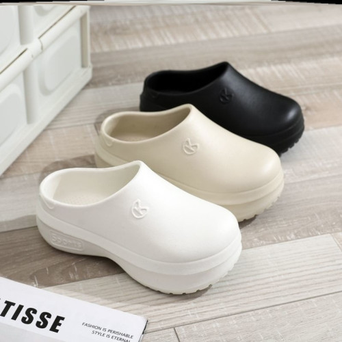 廚師護士EVA休閒運動厚底包頭增高拖鞋防滑穆勒護士鞋通用外出 廚師護士EVA休閒運動厚底包頭增高拖鞋防滑穆勒護士鞋通用外出