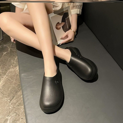 廚師護士EVA休閒運動厚底包頭增高拖鞋防滑穆勒護士鞋通用外出 廚師護士EVA休閒運動厚底包頭增高拖鞋防滑穆勒護士鞋通用外出