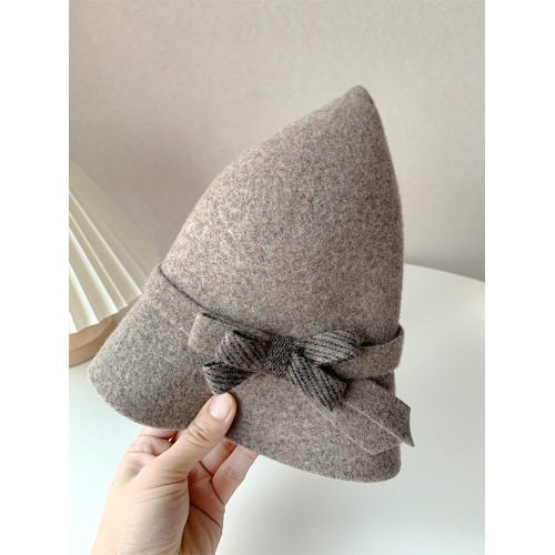 羊毛帽子女冬季毛呢漁夫帽媽媽時尚洋氣禮帽中老年人奶奶保暖盆帽 羊毛帽子女冬季毛呢漁夫帽媽媽時尚洋氣禮帽中老年人奶奶保暖盆帽