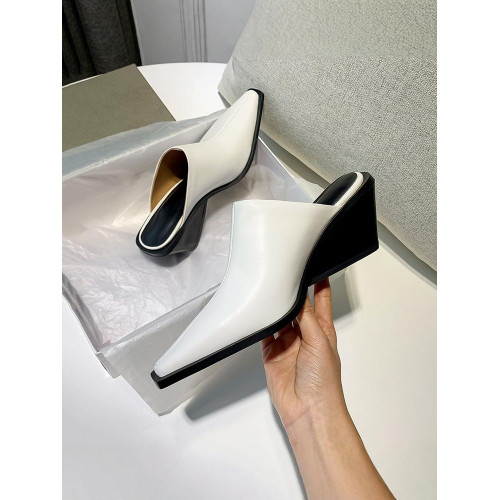 歐美包頭半拖鞋女高定小方頭坡跟高跟涼拖時尚外穿粗跟懶人穆勒鞋 歐美包頭半拖鞋女高定小方頭坡跟高跟涼拖時尚外穿粗跟懶人穆勒鞋