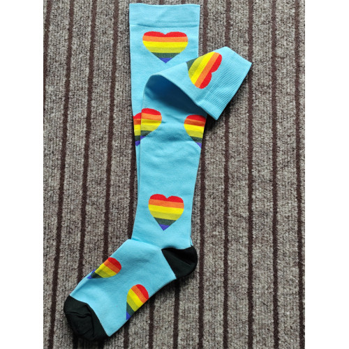 專業運動壓力襪女瘦小腿長筒襪子跑步健身四季壓縮襪戶外騎行長襪 專業運動壓力襪女瘦小腿長筒襪子跑步健身四季壓縮襪戶外騎行長襪