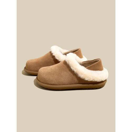 厚底兩穿勃肯鞋女2025冬季新款加絨雪地靴毛毛拖鞋軟底保暖棉鞋子 厚底兩穿勃肯鞋女2025冬季新款加絨雪地靴毛毛拖鞋軟底保暖棉鞋子