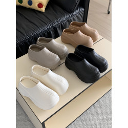 細細條 厚底百搭包頭拖鞋夏季韓版ins時尚防滑女士外穿懶人穆勒鞋