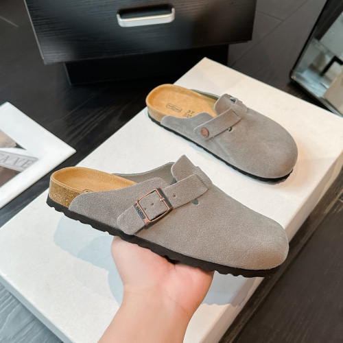 勃肯鞋女半拖真皮2025秋新款男女同款厚底軟木休閒包頭博肯鞋外穿 勃肯鞋女半拖真皮2025秋新款男女同款厚底軟木休閒包頭博肯鞋外穿