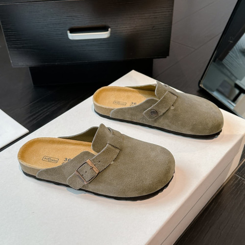 勃肯鞋女半拖真皮2025秋新款男女同款厚底軟木休閒包頭博肯鞋外穿 勃肯鞋女半拖真皮2025秋新款男女同款厚底軟木休閒包頭博肯鞋外穿