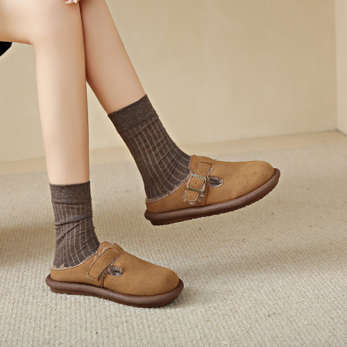 加絨勃肯鞋女2025新款冬季辦公室包頭棉拖鞋孕婦軟底棉鞋博肯女鞋 加絨勃肯鞋女2025新款冬季辦公室包頭棉拖鞋孕婦軟底棉鞋博肯女鞋