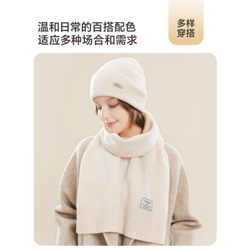 玖慕純羊毛帽子女秋冬季紅色加厚保暖護耳月子冷帽東北針織毛線帽 玖慕純羊毛帽子女秋冬季紅色加厚保暖護耳月子冷帽東北針織毛線帽