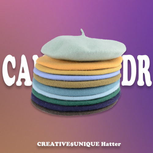 羊毛帽子女款貝雷帽春秋冬季顯臉小畫家蓓蕾帽毛呢禮帽時尚南瓜帽 羊毛帽子女款貝雷帽春秋冬季顯臉小畫家蓓蕾帽毛呢禮帽時尚南瓜帽