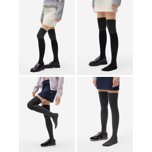 美腿顯瘦|蕉內重塑507Shape女小腿襪壓力襪高筒襪黑色jk過膝長襪 美腿顯瘦|蕉內重塑507Shape女小腿襪壓力襪高筒襪黑色jk過膝長襪