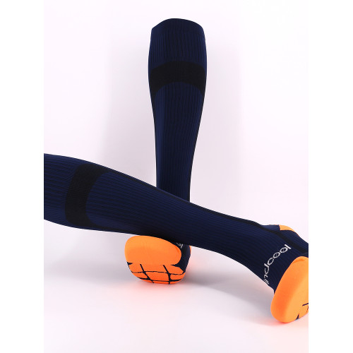 Findcool男女壓縮長襪2雙健身襪運動襪壓力襪馬拉松跑步襪長筒襪