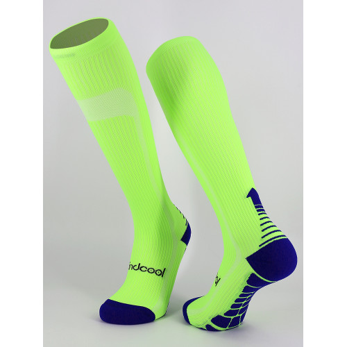 Findcool男女壓縮長襪2雙健身襪運動襪壓力襪馬拉松跑步襪長筒襪