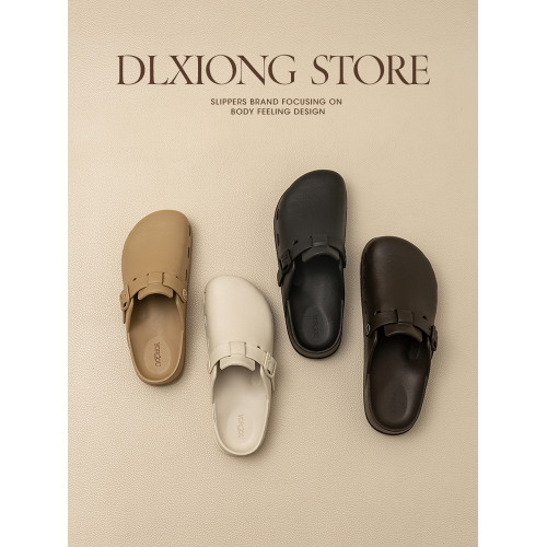 勃肯包頭涼拖鞋女夏季外穿海邊沙灘洞洞鞋情侶厚底防滑懶人半拖男 勃肯包頭涼拖鞋女夏季外穿海邊沙灘洞洞鞋情侶厚底防滑懶人半拖男