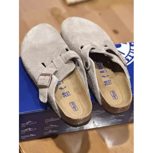 大碼勃肯鞋2025夏季新款女包頭半拖男女情侶同款博肯鞋厚底涼拖鞋 大碼勃肯鞋2025夏季新款女包頭半拖男女情侶同款博肯鞋厚底涼拖鞋