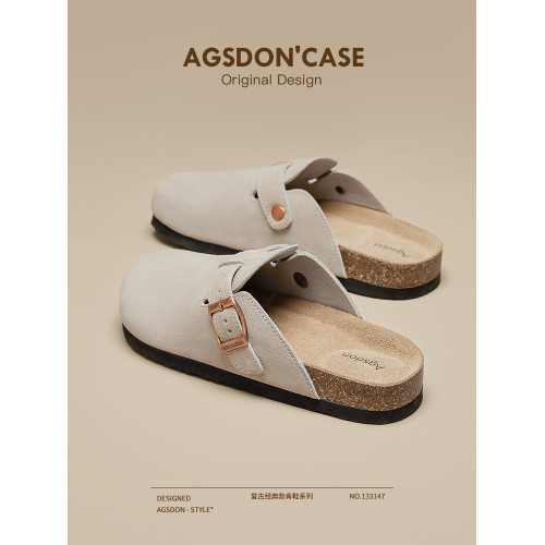 勃肯鞋半拖女2025新款夏季外穿包頭博肯厚底涼拖一腳蹬懶人運動爆 勃肯鞋半拖女2025新款夏季外穿包頭博肯厚底涼拖一腳蹬懶人運動爆