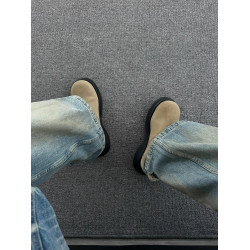 炸街款包頭穆勒鞋女2025新款厚底增高一腳蹬懶人鞋時尚休閒潮鞋女