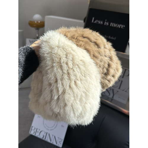 兔毛毛帽子女秋冬款加厚保暖防寒毛線帽顯臉小皮草護耳毛絨漁夫帽 兔毛毛帽子女秋冬款加厚保暖防寒毛線帽顯臉小皮草護耳毛絨漁夫帽