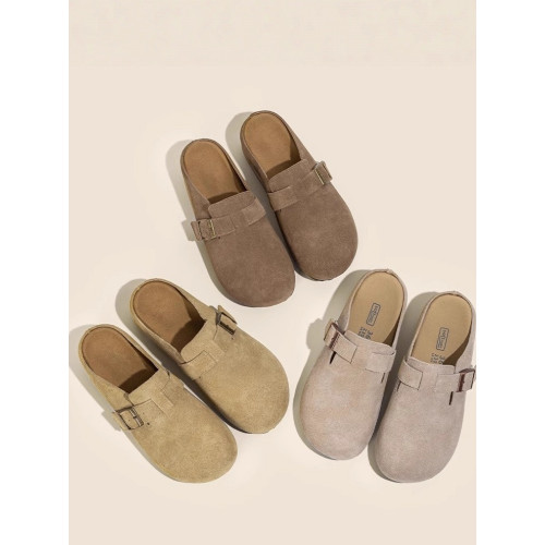 厚底內增高勃肯鞋女2025新款秋夏外穿一腳蹬懶人包頭拖鞋博肯單鞋 厚底內增高勃肯鞋女2025新款秋夏外穿一腳蹬懶人包頭拖鞋博肯單鞋