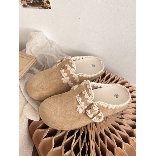 秋冬勃肯鞋包頭半拖女鞋外穿2025新款一腳蹬懶人鞋顯腳小休閒板鞋 秋冬勃肯鞋包頭半拖女鞋外穿2025新款一腳蹬懶人鞋顯腳小休閒板鞋